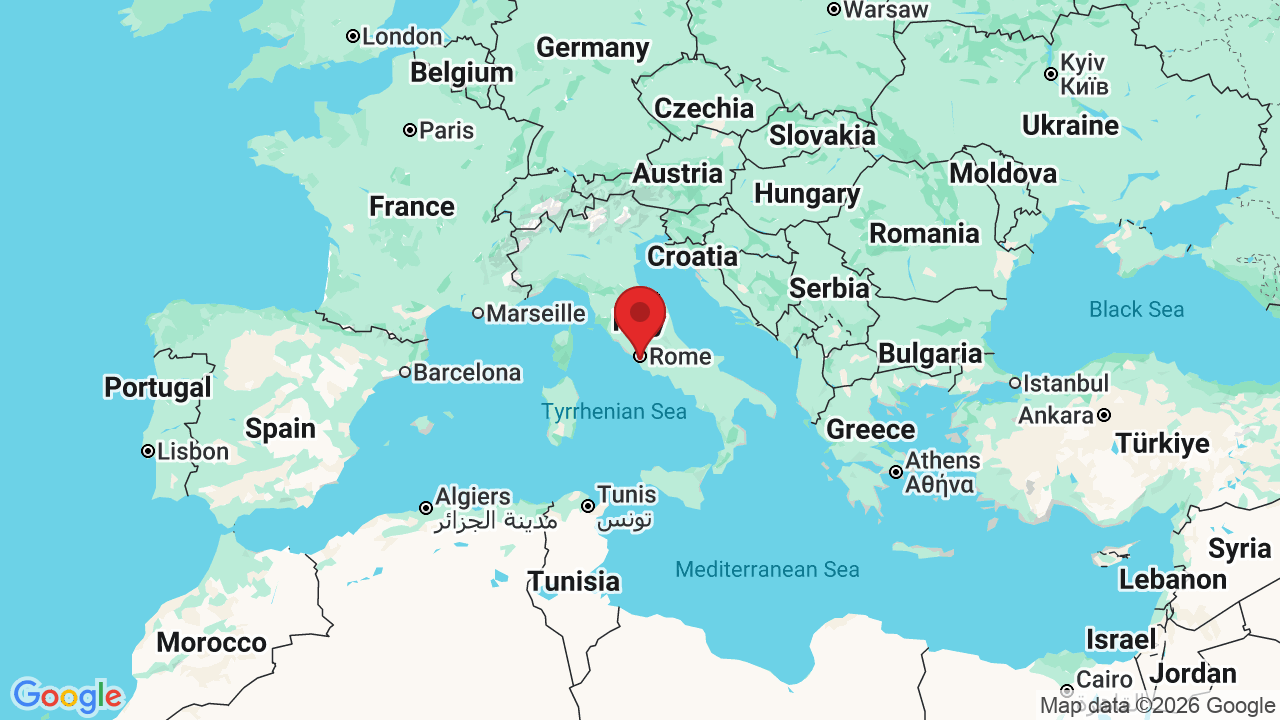 Map: Fondazione Policlinico Universitario Campus Bio-Medico