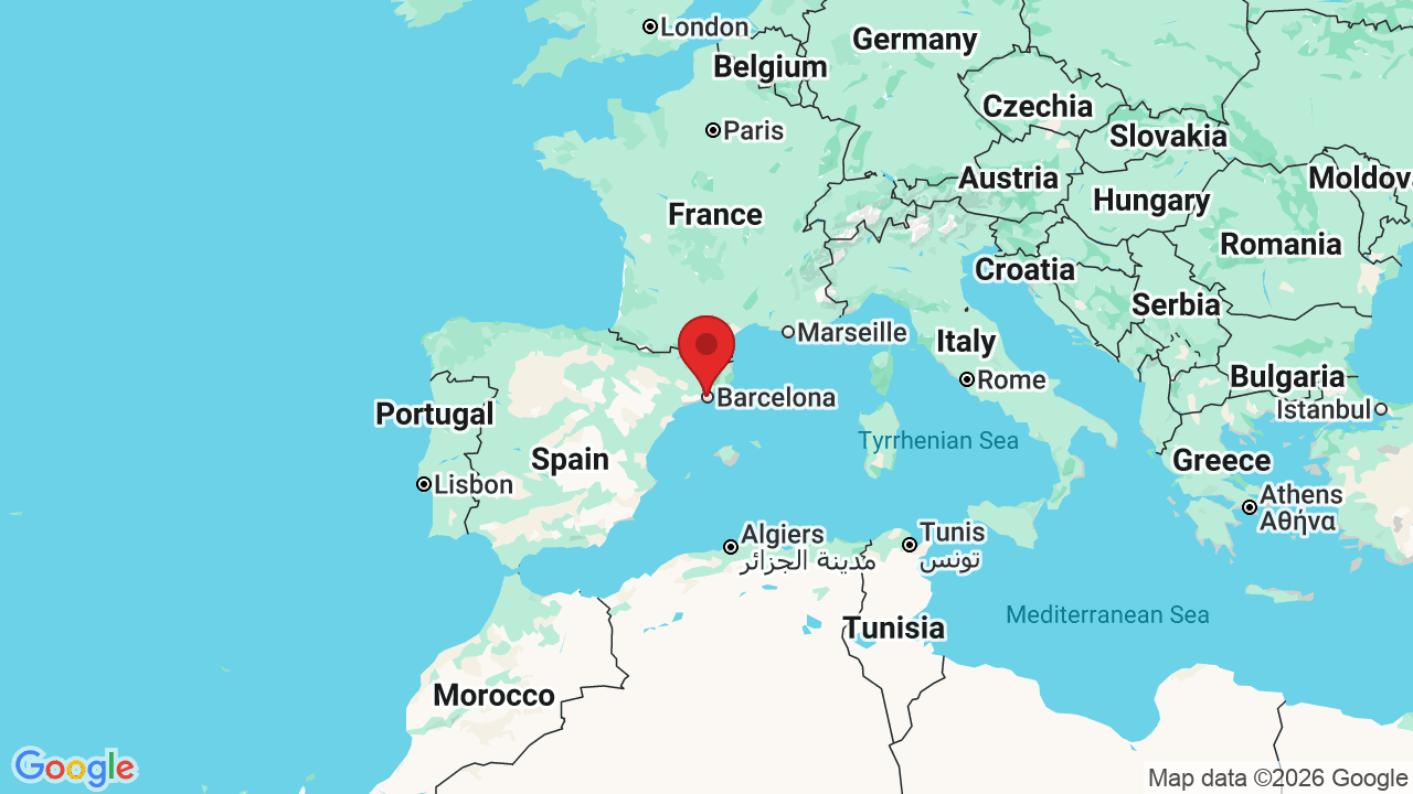 Map: Pediatric cancer Center - Hospital Sant Joan de Déu