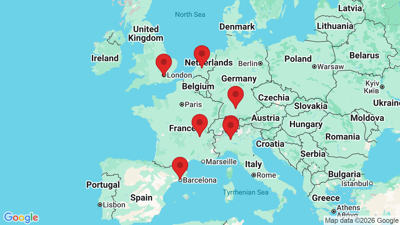 Map of the CTC centres